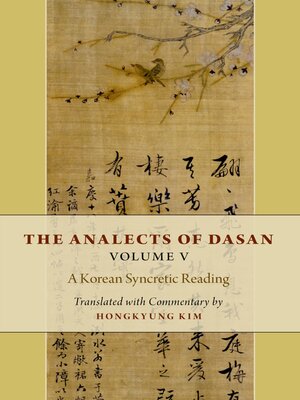cover image of The Analects of Dasan, Volume V